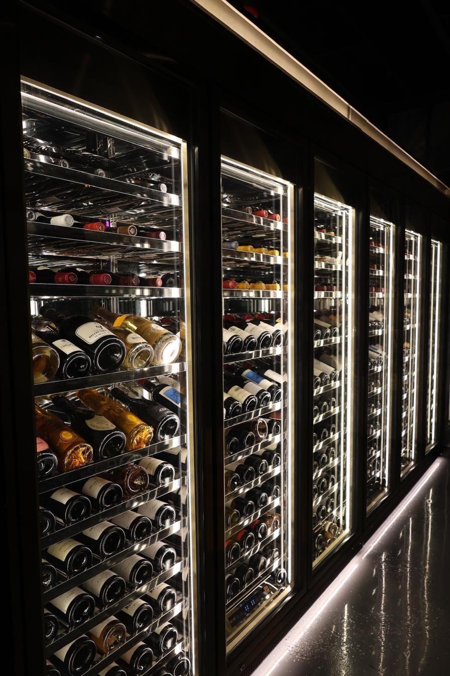The Blackbrick wine wall